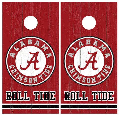 Alabama Crimson Tide Cornhole Board Wraps