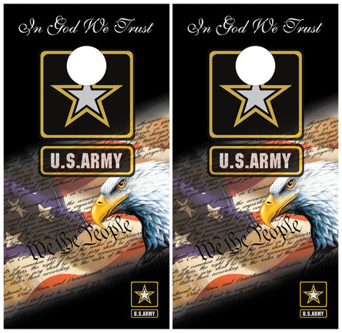 United States Army Cornhole Board Wraps