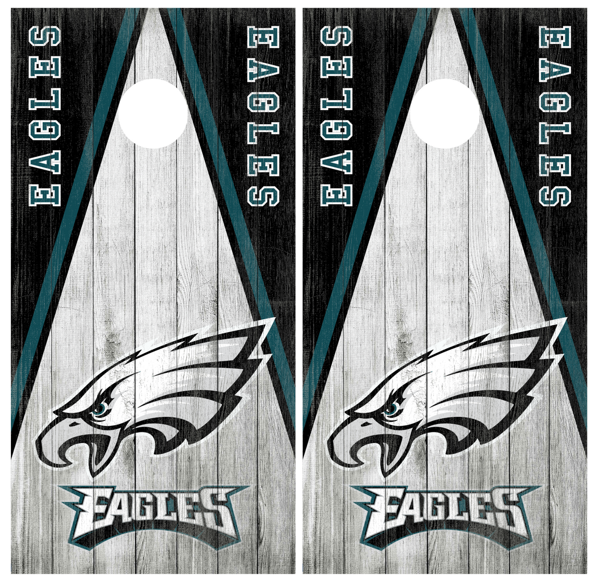 Philadelphia Eagles Cornhole Board Wraps