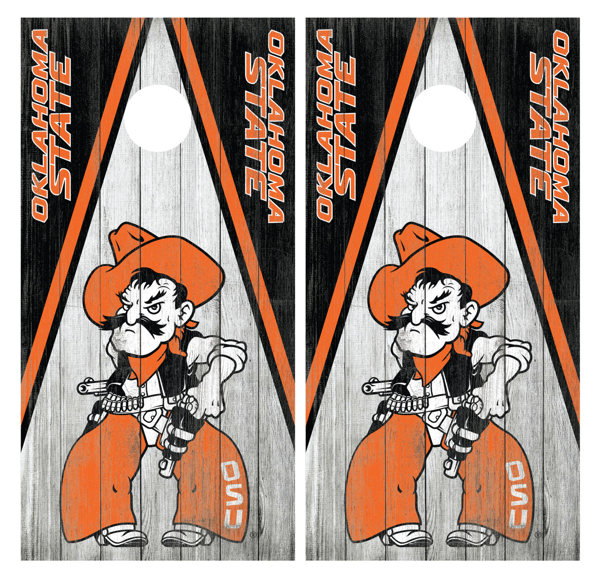 Oklahoma State Cowboys Cornhole Boards With Bags carry Case 