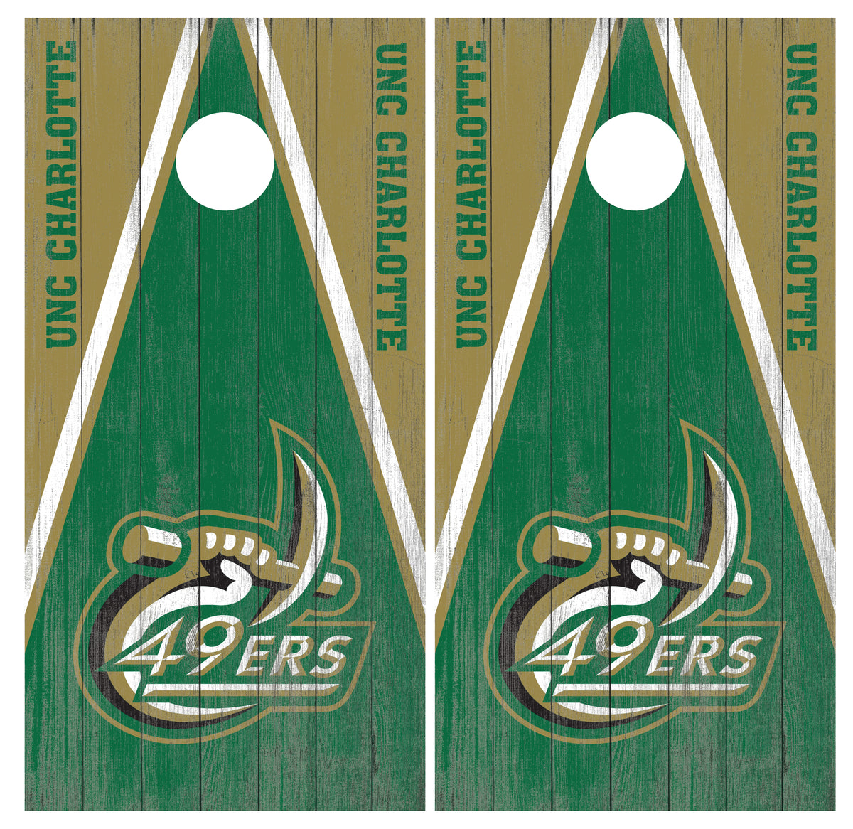 UNC Charlotte 49ers Cornhole Board Wraps – Prime Board Wraps