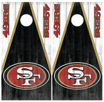 San Francisco 49ers Cornhole Board Wraps