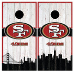 San Francisco 49ers Cornhole Board Wraps