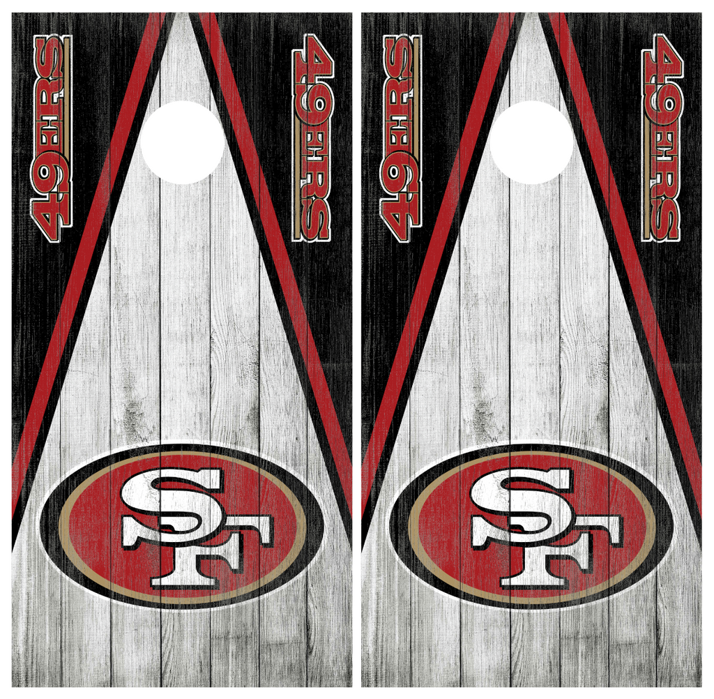 San Francisco 49ers Niners Decal ~ Vinyl Car Sticker - Wall, Cornholes  Graphics