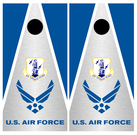 USA Air Force National Guard Cornhole Board Wraps