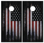 American Flag Cornhole Board Wraps