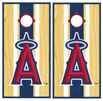 Los Angeles Angels Cornhole Board Wraps