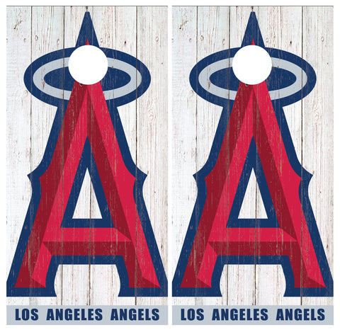 Los Angeles Angels Cornhole Board Wraps