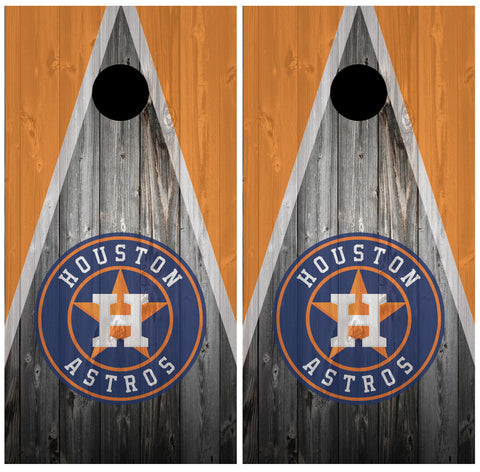 Houston Astros Cornhole Board Wraps