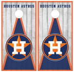 Houston Astros Cornhole Board Wraps