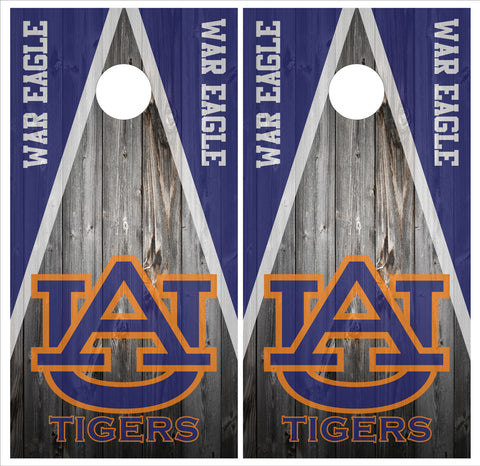 Auburn Tigers Cornhole Board Wraps