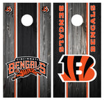 Cincinnati Bengals Cornhole Board Wraps