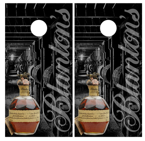 Blanton's Whiskey Cornhole Board Wraps