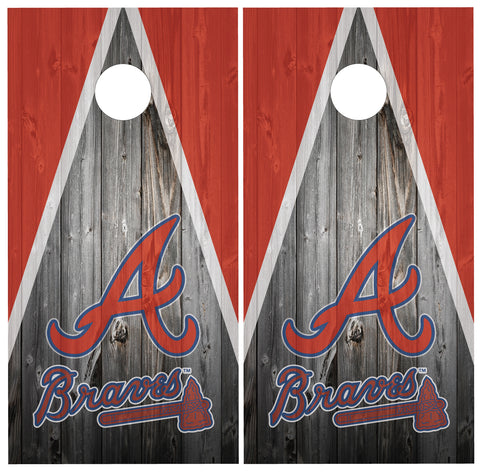 Atlanta Braves Cornhole Boards Wraps