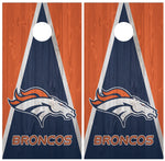 Denver Broncos Cornhole Board Wraps