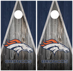 Denver Broncos Cornhole Board Wraps