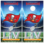 Tampa Bay Buccaneers Cornhole Board Wraps