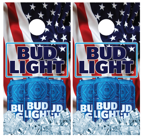 Bud Light Cornhole Board Wraps