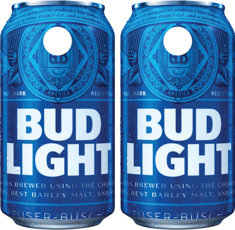 Bud Light Can Cornhole Board Wraps