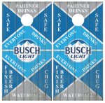 Busch Light Drinking Game Cornhole Board Wraps