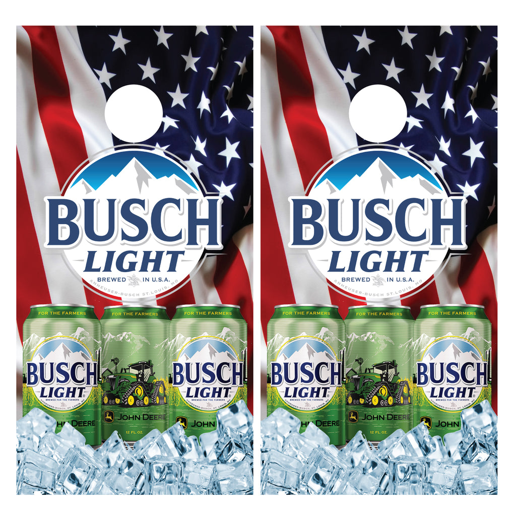 Busch Light John Deere Cornhole Board Wraps – Prime Board Wraps