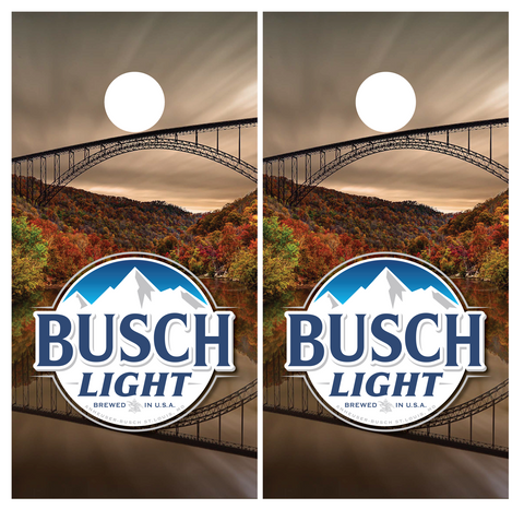 Busch Light Cornhole Board Wraps