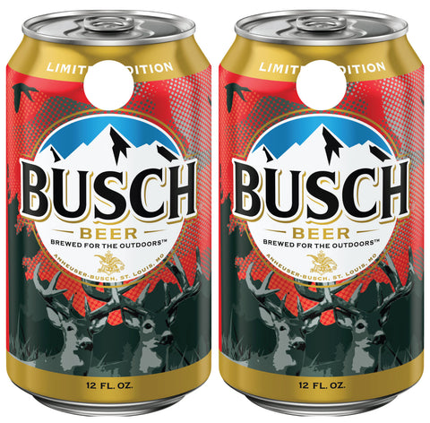 Busch Beer Camo Can Cornhole Board Wraps