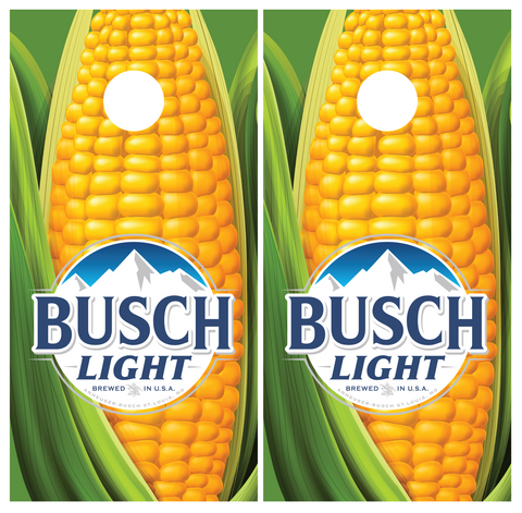 Busch Light Cornhole Board Wraps