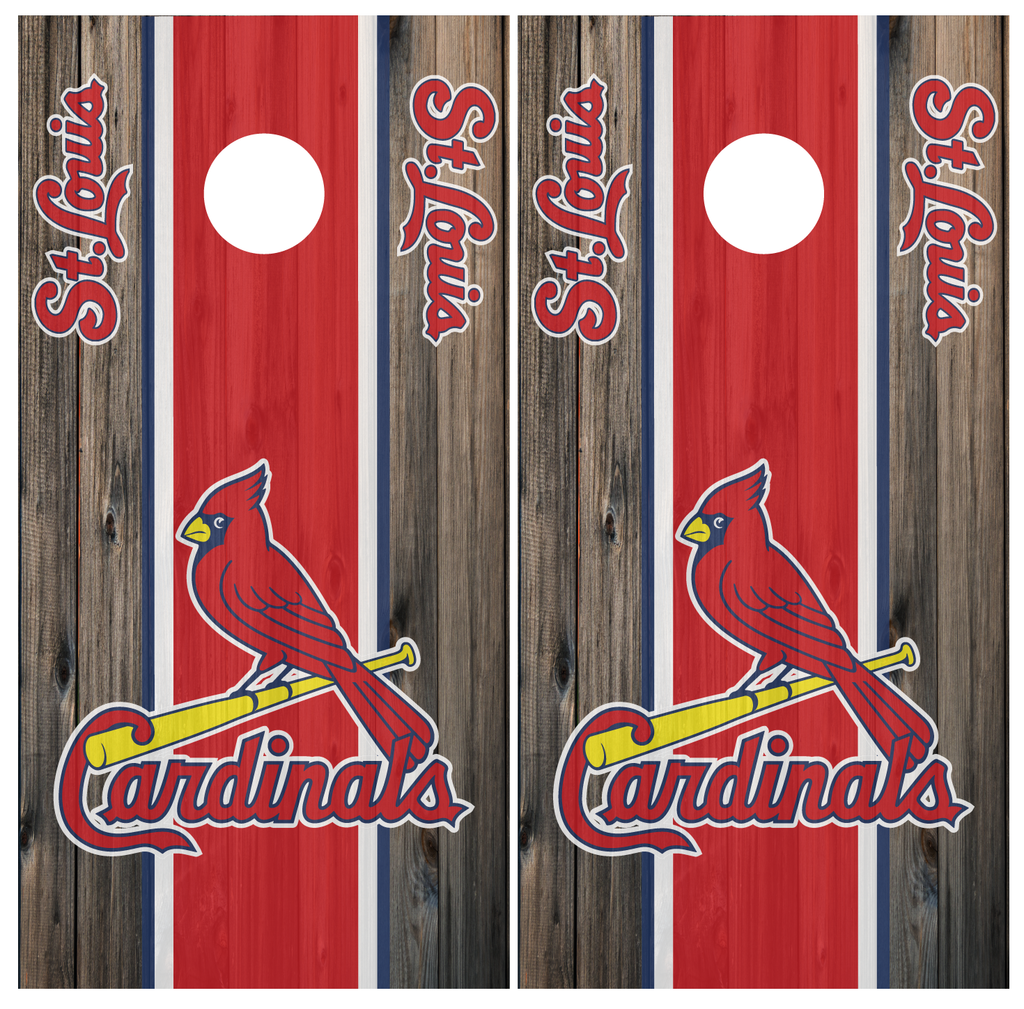 St. Louis Cardinals  Corn hole game, Cornhole game sets, Cornhole set