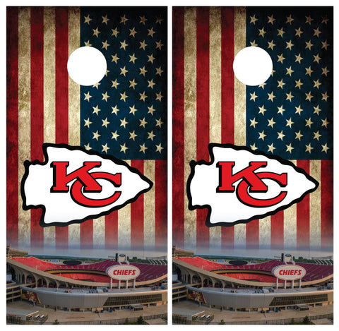 Kansas City Chiefs Mahomes Cornhole Board Wraps – Prime Board Wraps