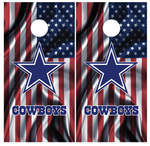 Dallas Cowboys Flag Cornhole Board Wraps