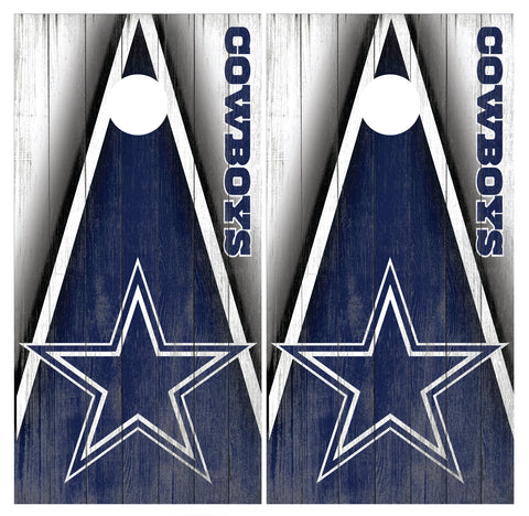 Dallas Cowboys Cornhole Board Wraps