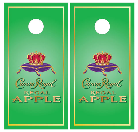 Crown Royal Apple Cornhole Board Wraps