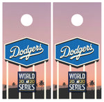 LA Los Angeles Dodgers Cornhole Board Wraps