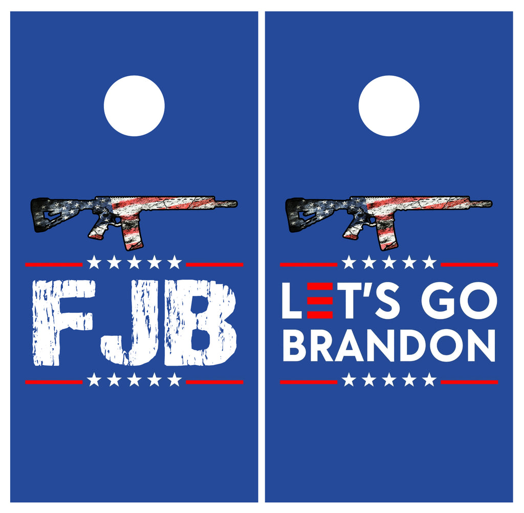 Let's Go Brandon FJB Cornhole Board Wraps – Prime Board Wraps