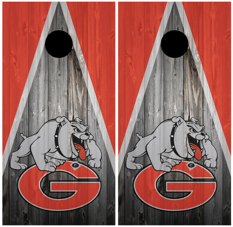 Georgia Bulldogs Cornhole Board Wraps