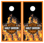 Harley Davidson Cornhole Board Wraps