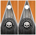 Harley Davidson Cornhole Board Wraps