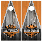 Harley Davidson Cornhole Board Wraps