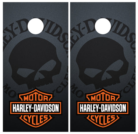 Harley Davidson Cornhole Board Wraps