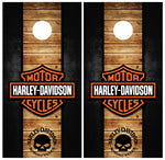 Harley Davidson Cornhole Board Wraps