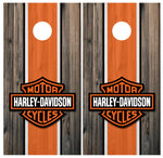 Harley Davidson Cornhole Board Wraps