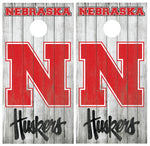 Nebraska Huskers Cornhole Board Wraps