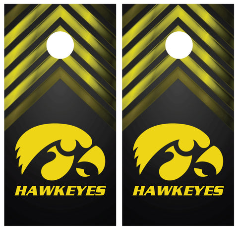 Iowa Hawkeyes Cornhole Board Wraps