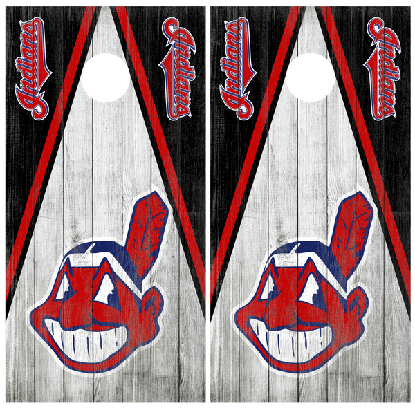 Cleveland Indians cornhole set selling