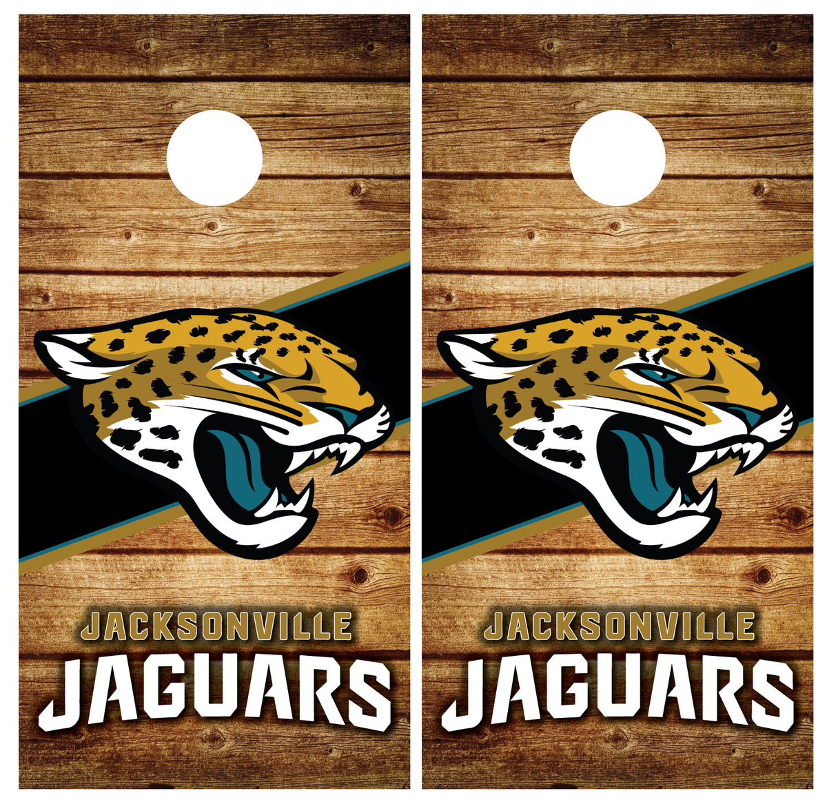 Jacksonville Jaguars Cornhole Board Wraps – Prime Board Wraps