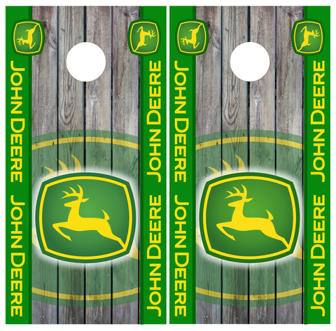 John Deere Cornhole Board Wraps