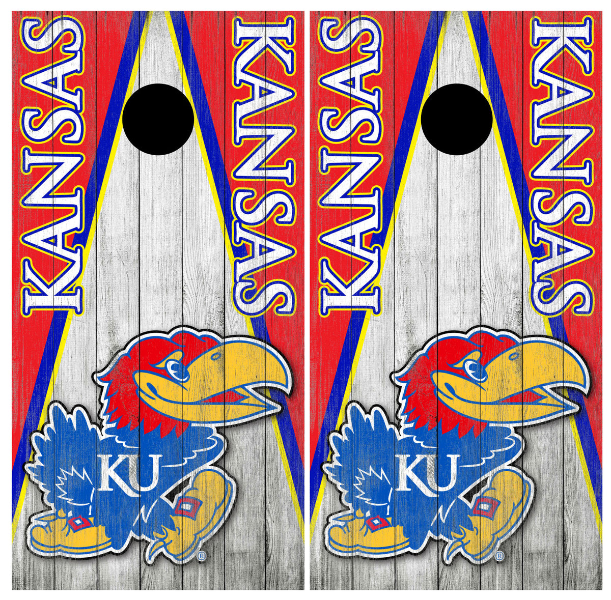 Kansas Jayhawks KU Cornhole Board Wraps – Prime Board Wraps