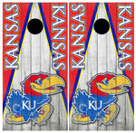 Kansas Jayhawks KU Cornhole Board Wraps