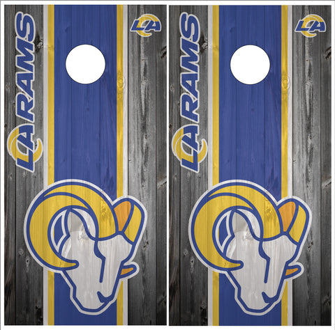 Los Angeles Rams Cornhole Board Wraps